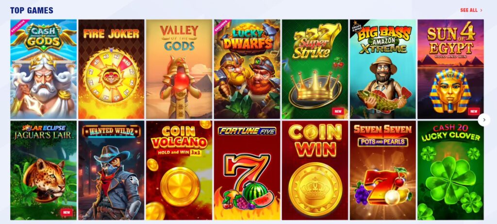Bankonbet Casino Game slots
